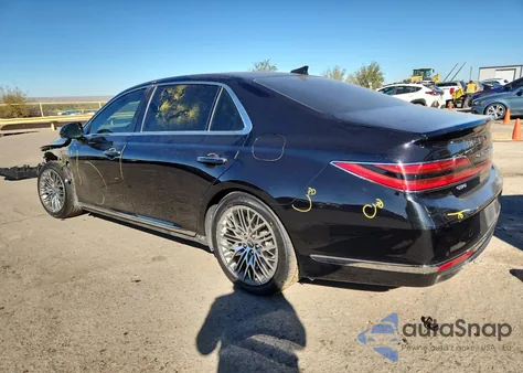 2021 Genesis G90 Ultimate из США, поврежденный, VIN KMTF54PH1MU085459